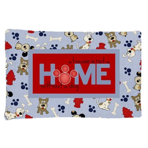 Carolines Treasures Carolines Treasures SB3052PILLOWCASE A House Is Not A Home Without A Dog Moisture Wicking Fabric Standard Pillowcase SB3052PILLOWCASE - main